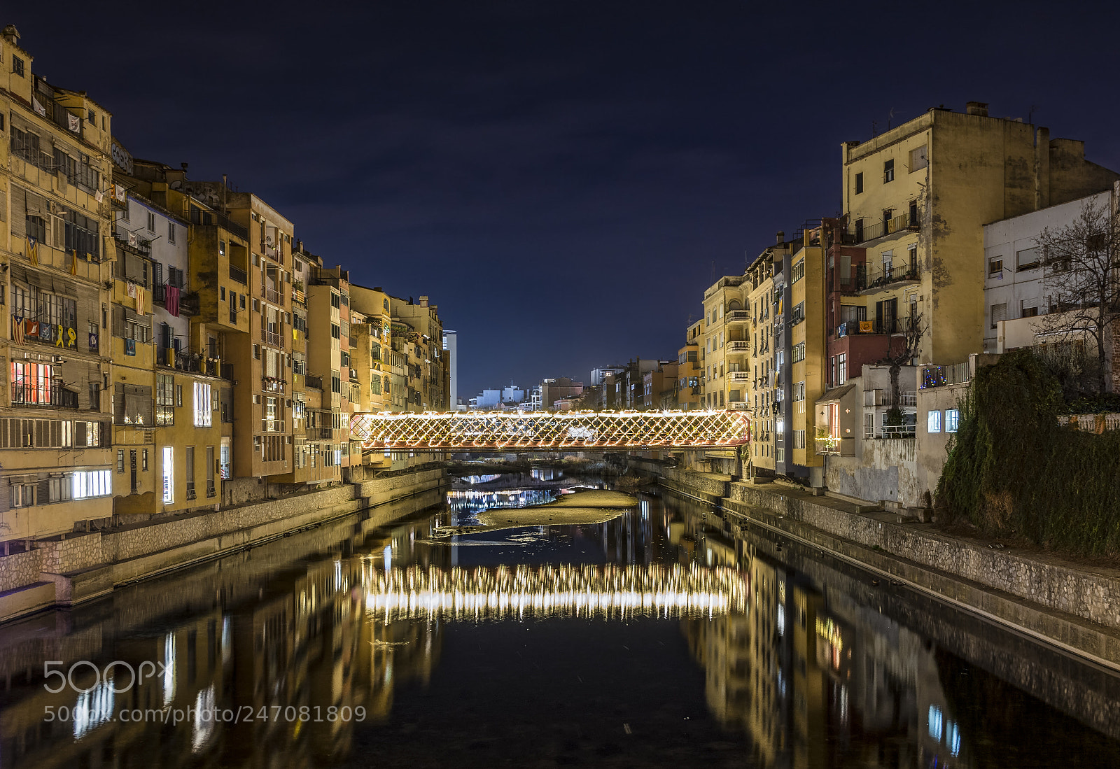 Nikon D7100 sample photo. Girona night photography