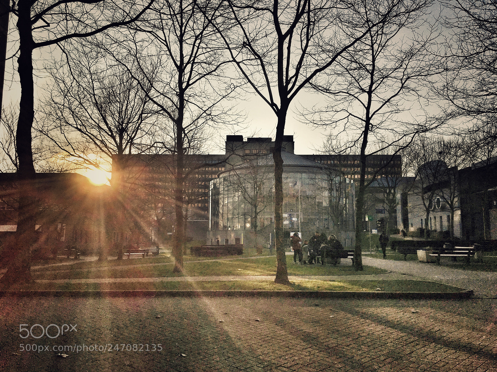 Apple iPhone 6s sample photo. Sunset at ulb photography