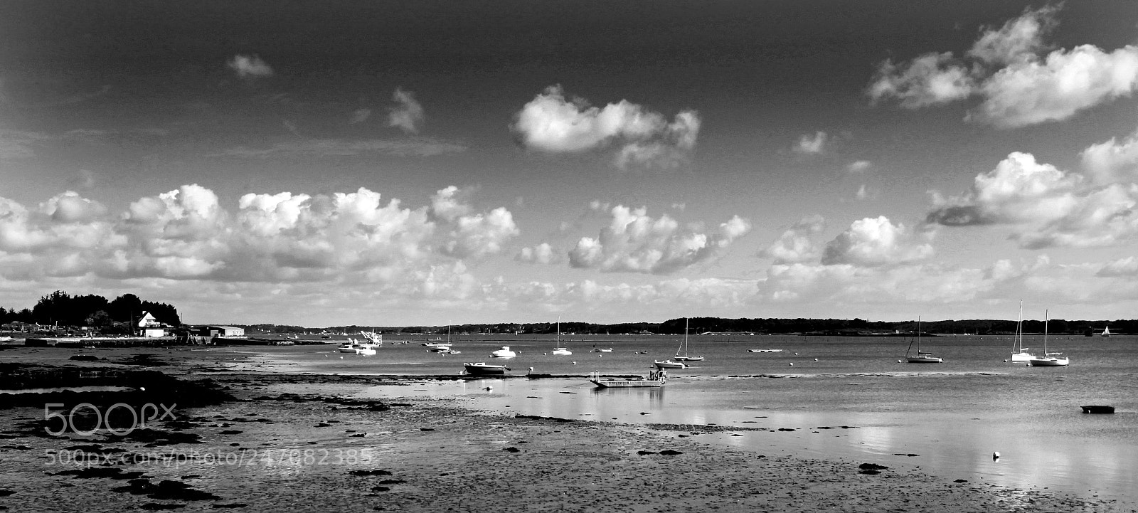 Canon EOS 50D sample photo. Low tide in morbihan photography