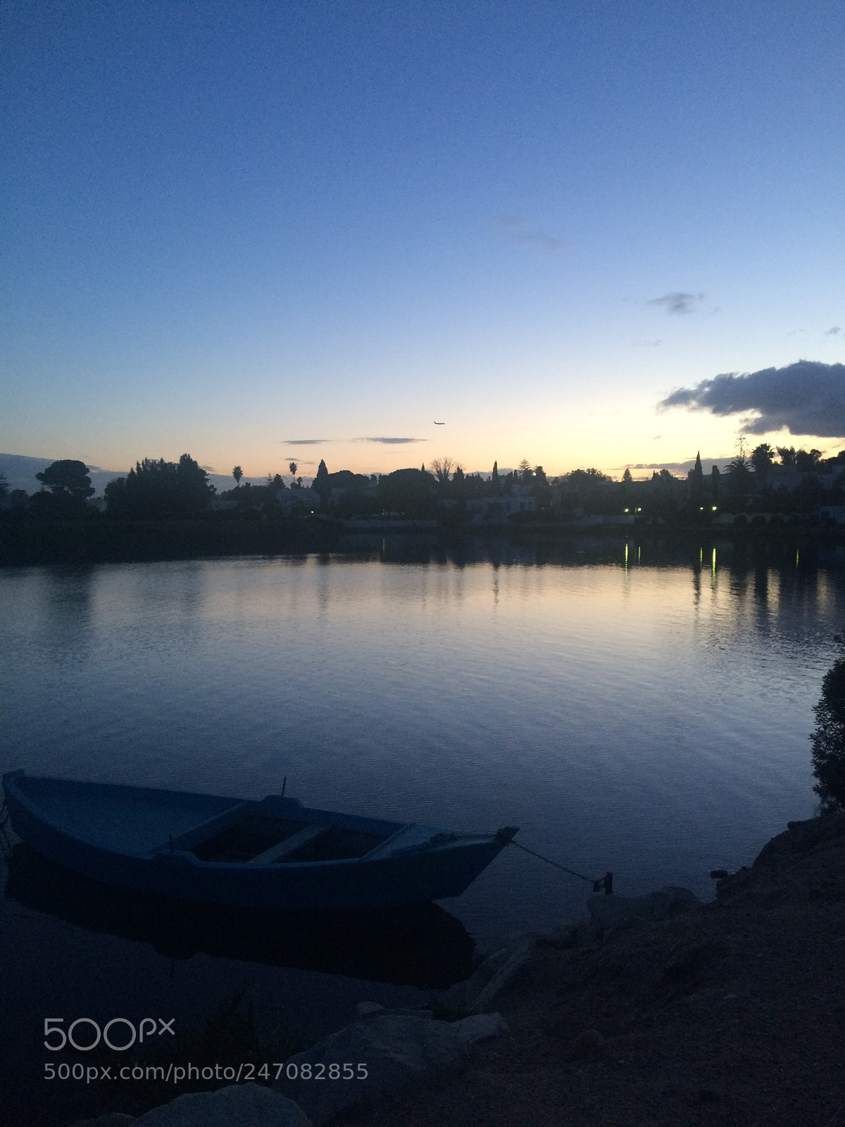 Apple iPhone 5s sample photo. Nature sunset lake tunisia photography