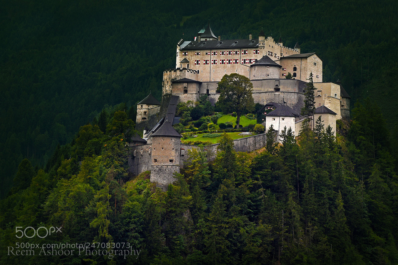 Nikon D810 sample photo. Burg hohenwerfen photography