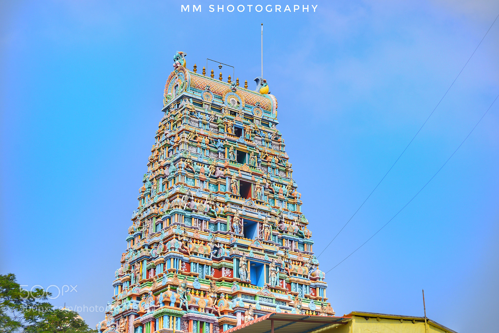 Nikon D610 sample photo. Temple with blue sky photography