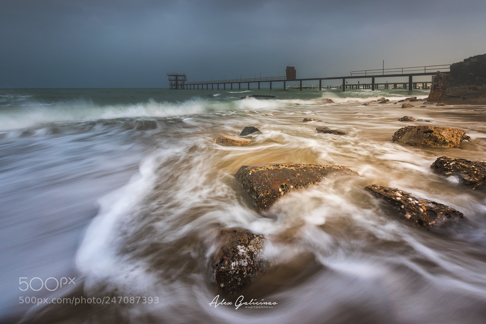 Nikon D810 sample photo. Braving the waves photography