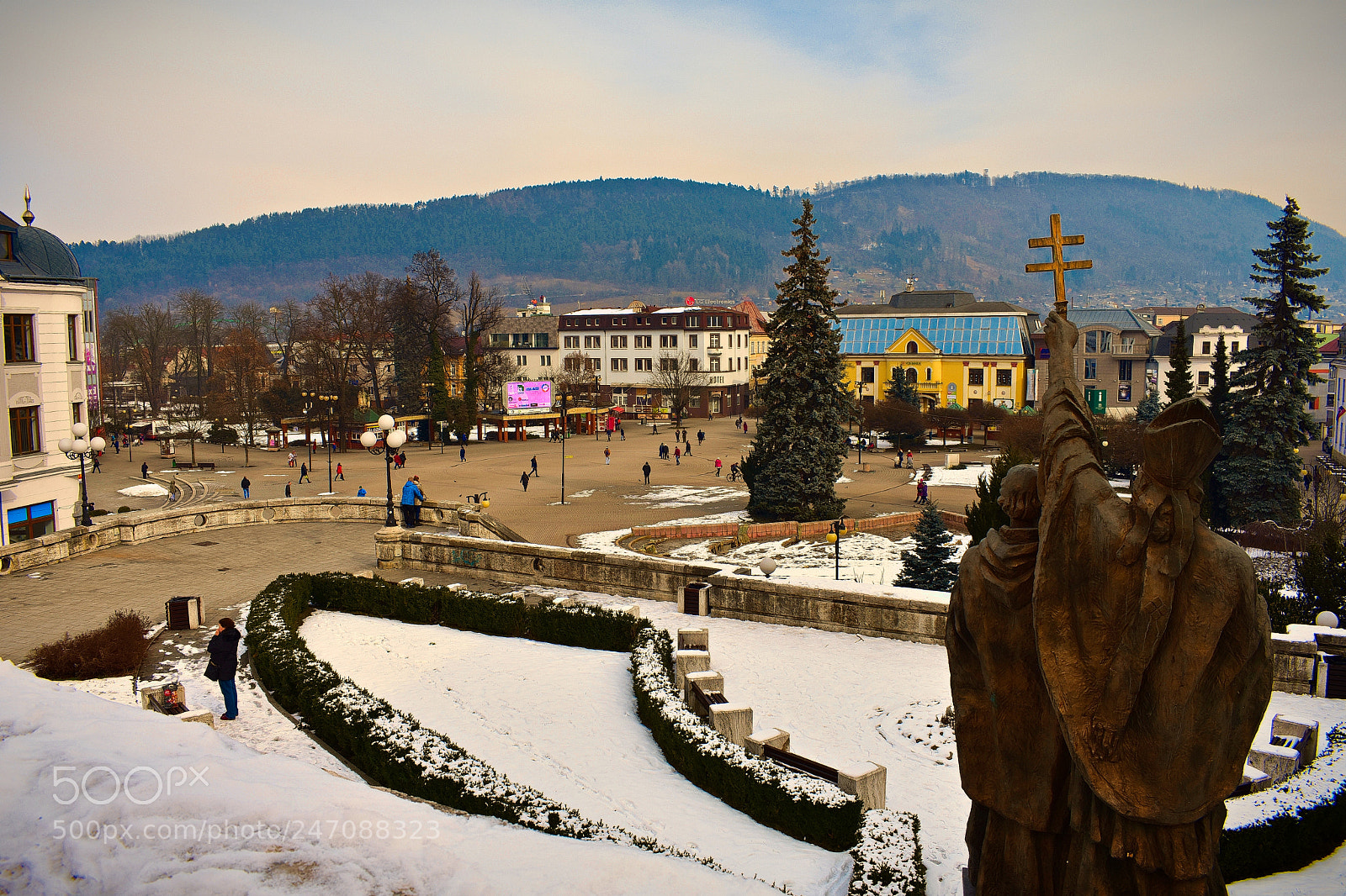 Nikon D3400 sample photo. Square of Žilina photography