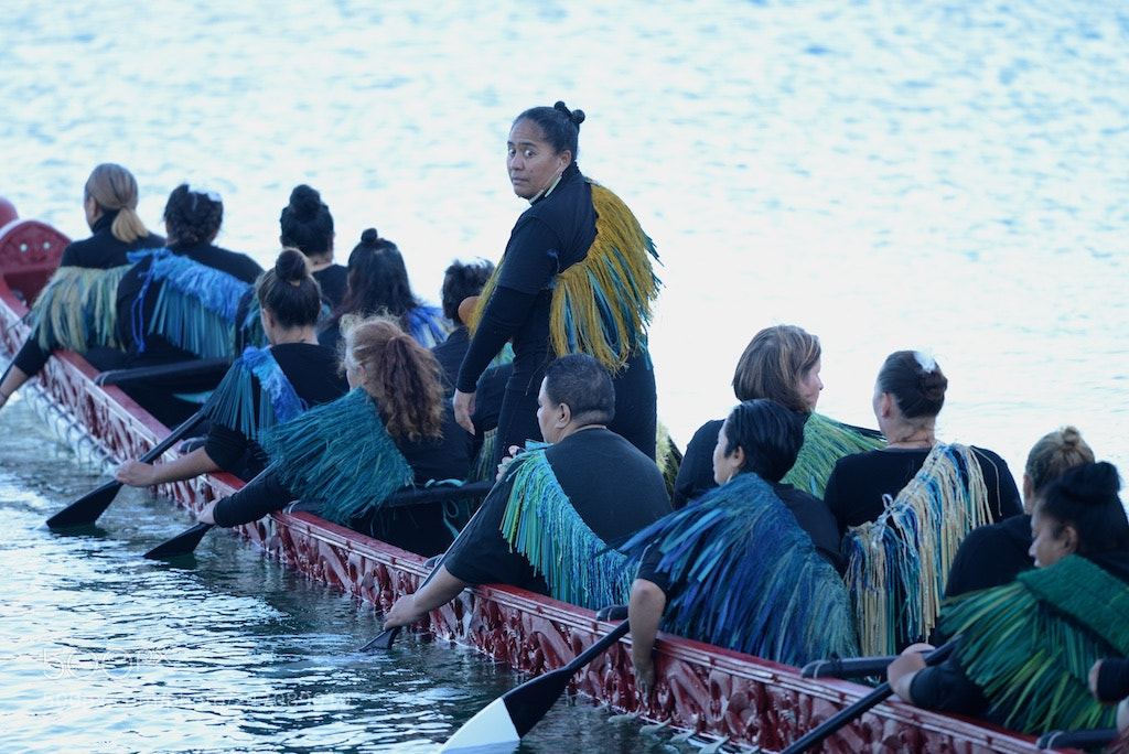Nikon D600 sample photo. War canoe rowed by photography