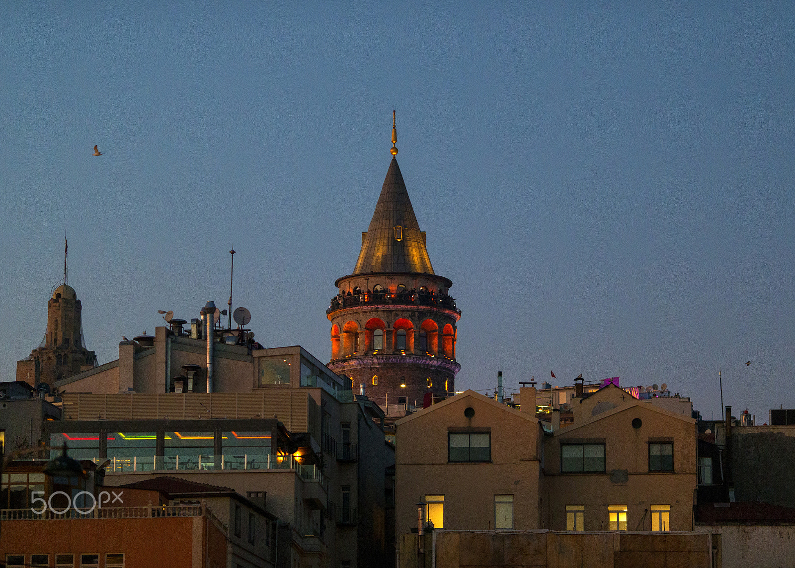 Canon EOS-1D C sample photo. The galata tower photography