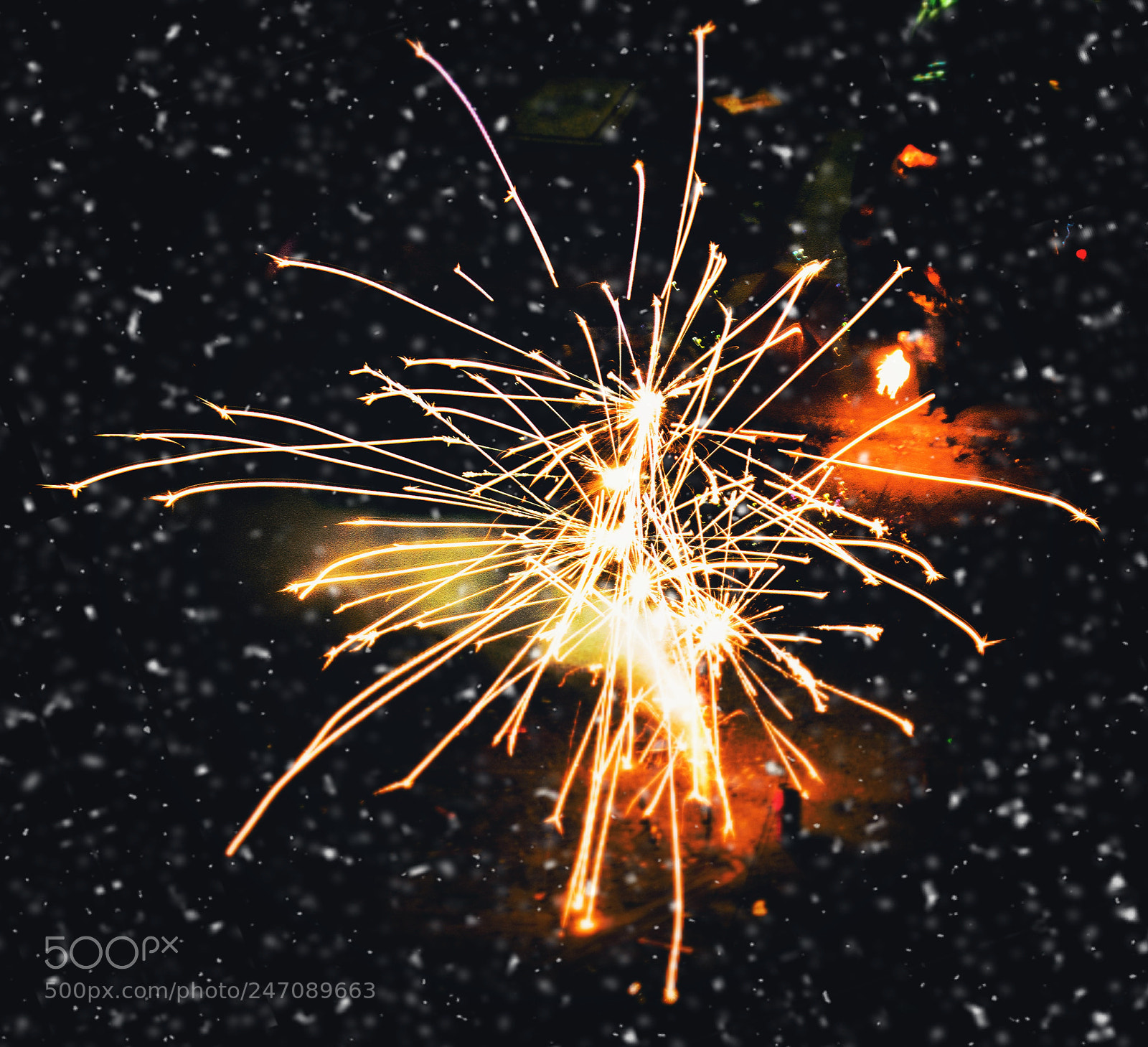 Nikon D7100 sample photo. 雪夜烟花 photography