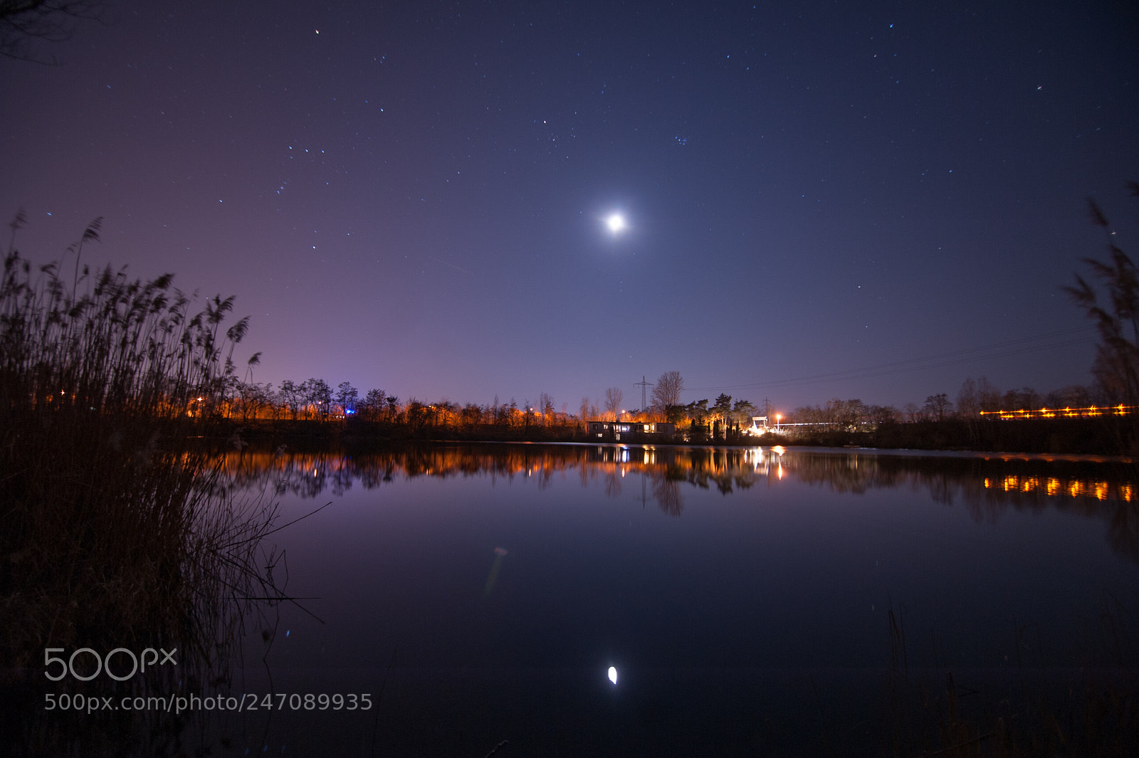 Nikon D700 sample photo. Double moon photography