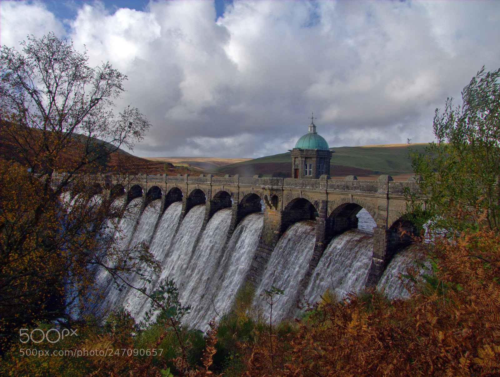 Fujifilm FinePix S100fs sample photo. Eden valley dam wales photography