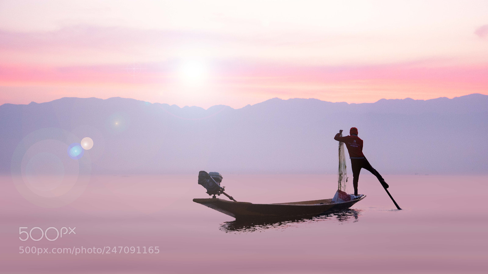 Nikon D810 sample photo. Inle sunrise photography