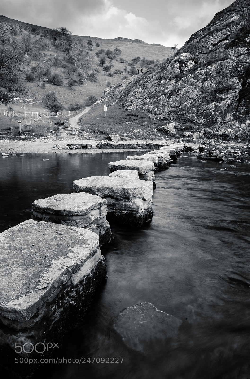 Nikon D7000 sample photo. Dovedale stepping stones photography