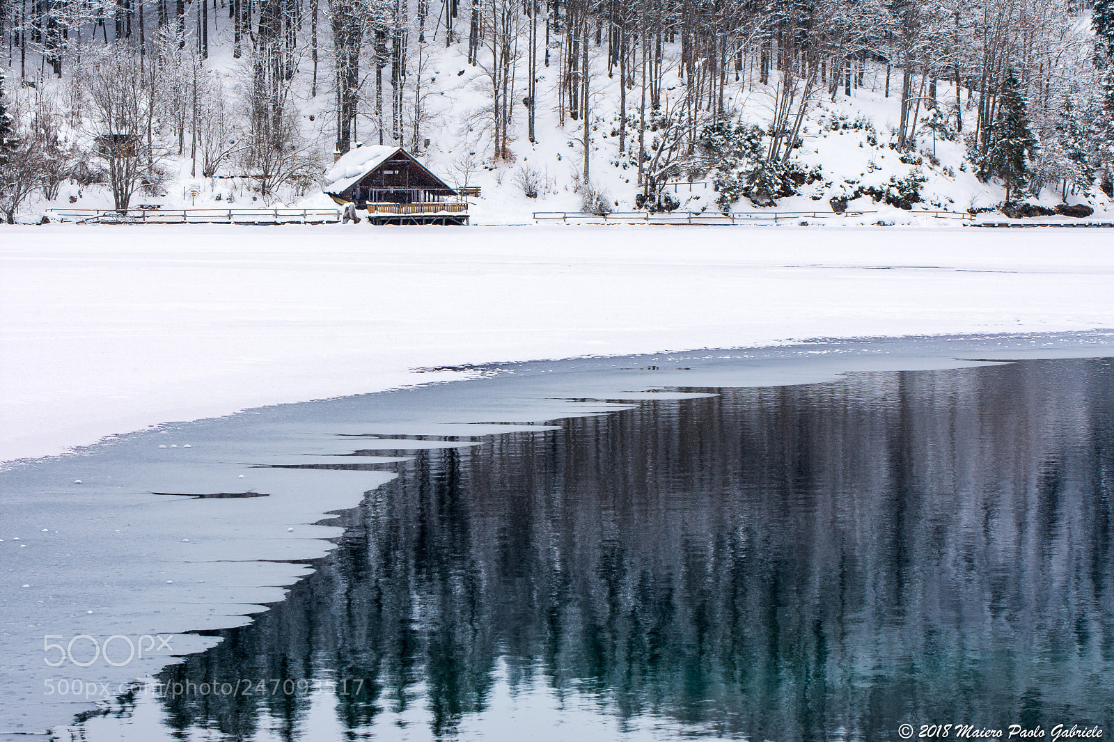 Nikon D7200 sample photo. Fusine inferior lake photography