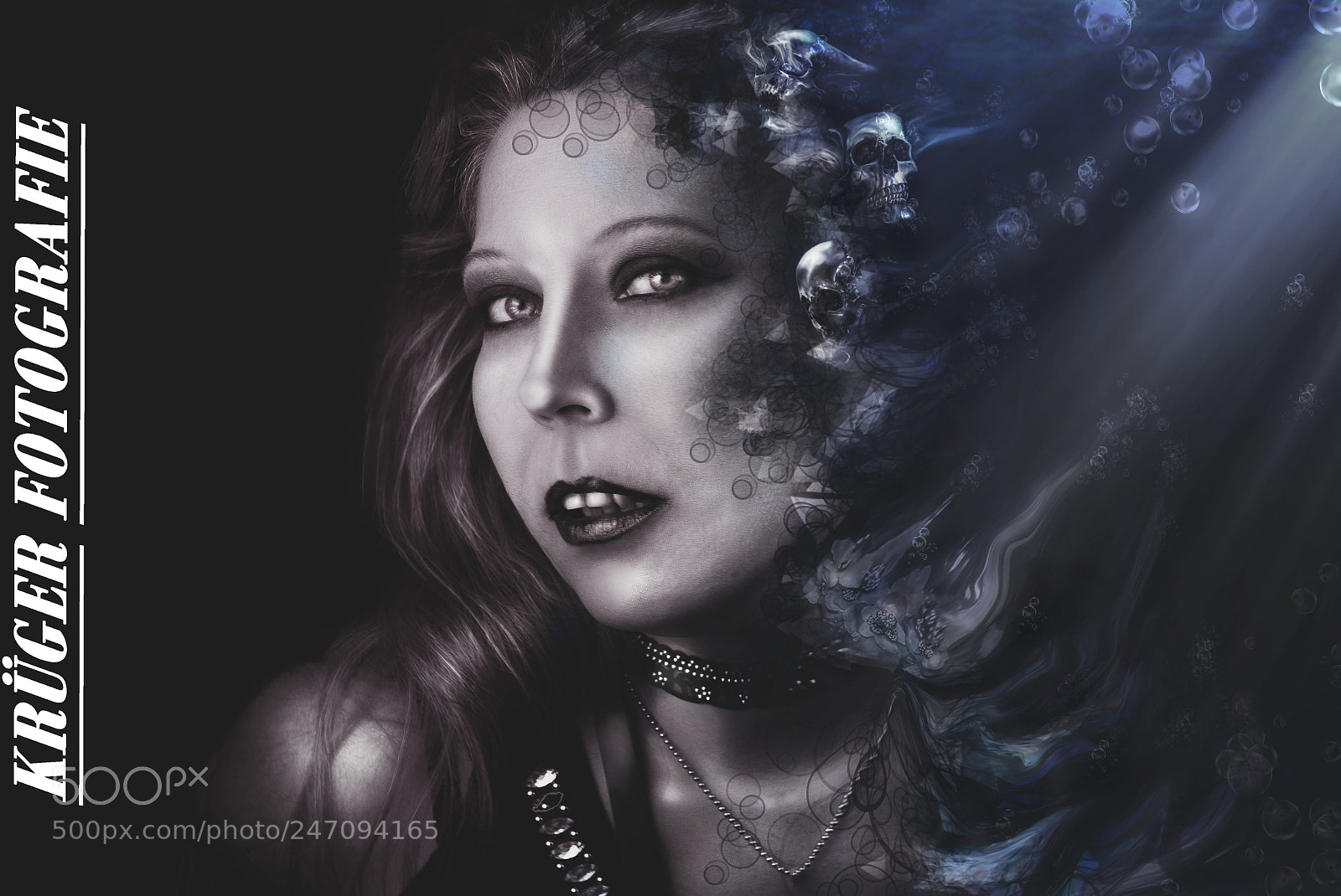 Nikon D5100 sample photo. Lady of darkness photography