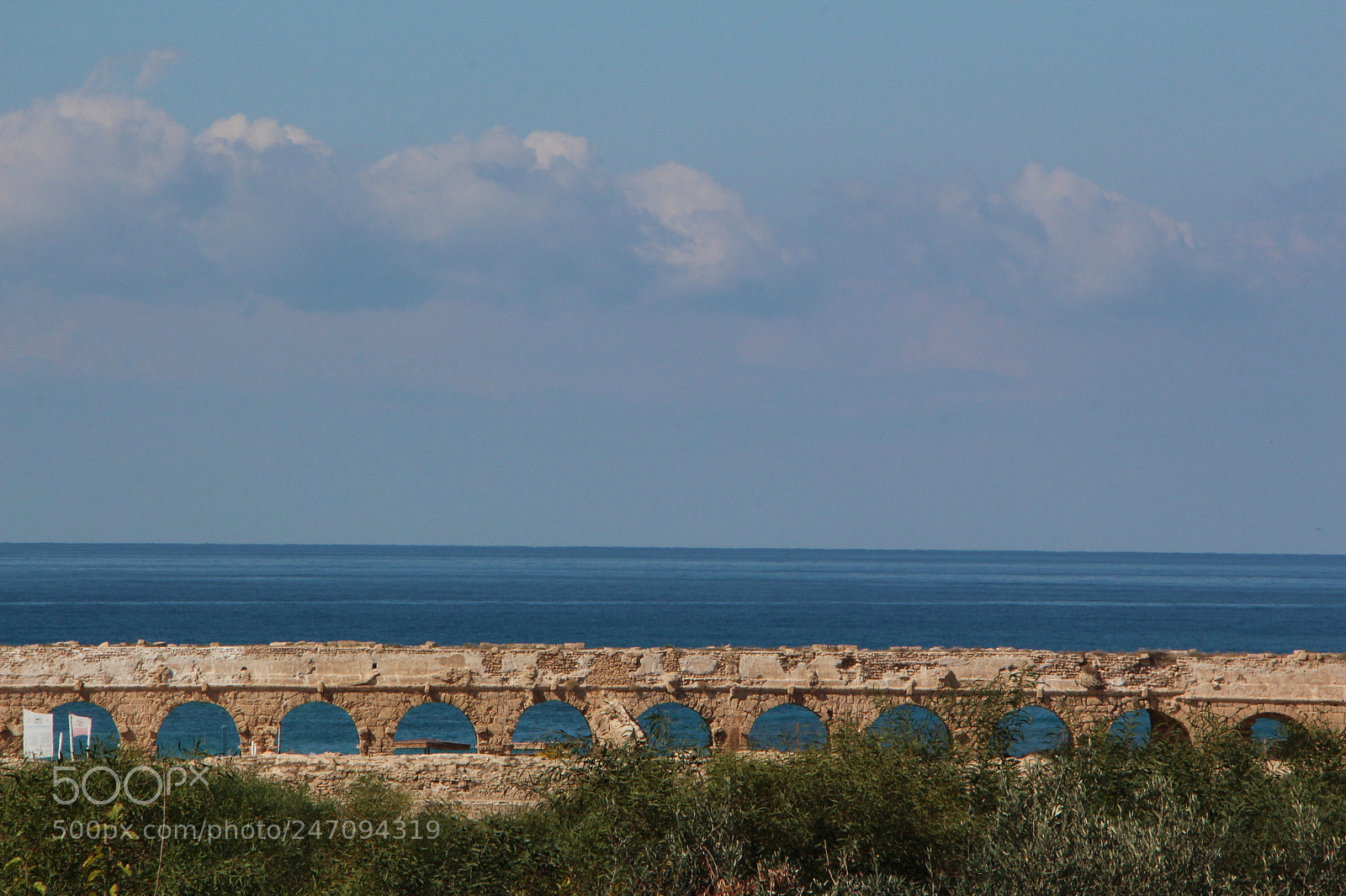 Canon EOS 650D (EOS Rebel T4i / EOS Kiss X6i) sample photo. Aqueduct in caesarea, israel photography