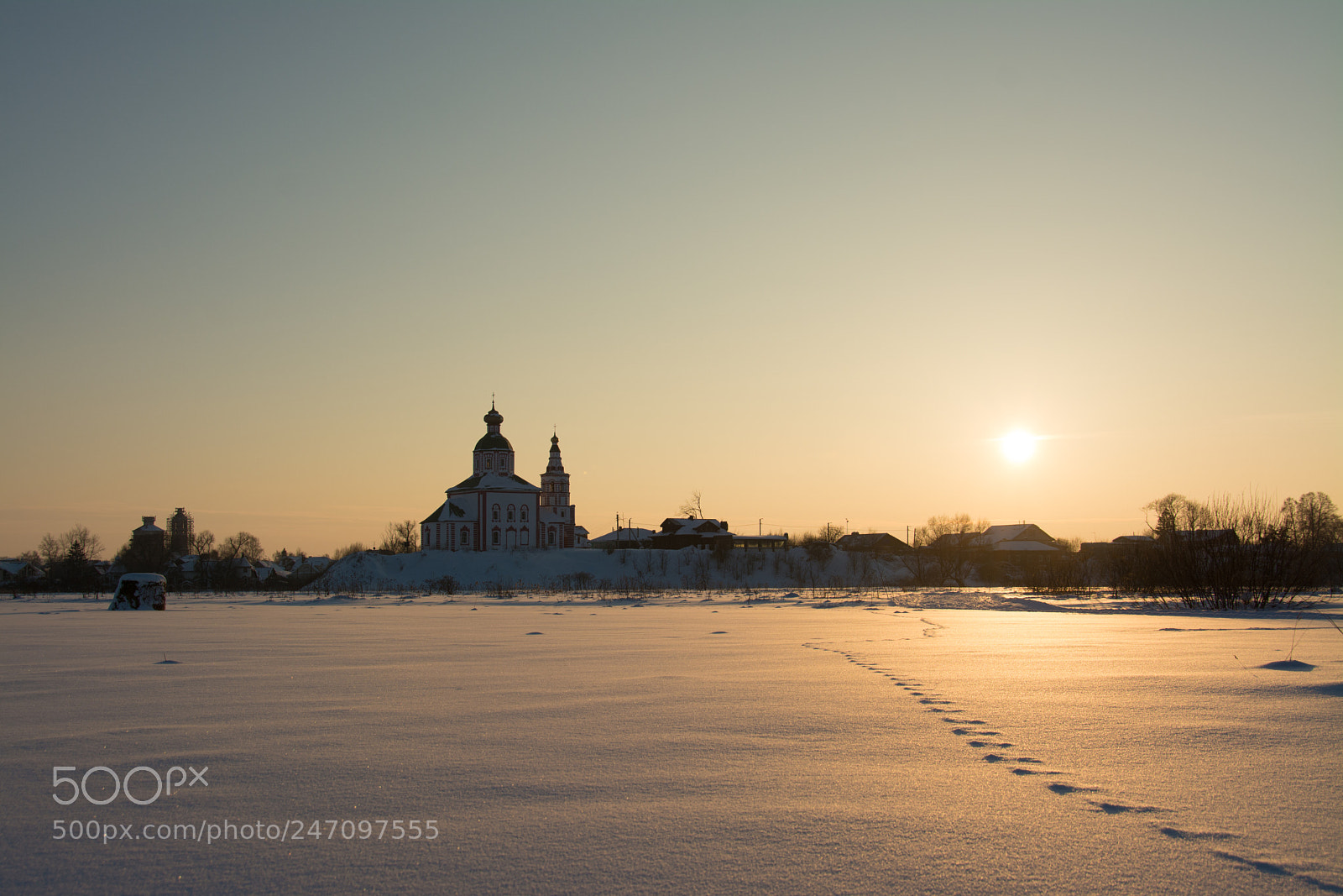 Nikon D7100 sample photo. Winter sundown photography