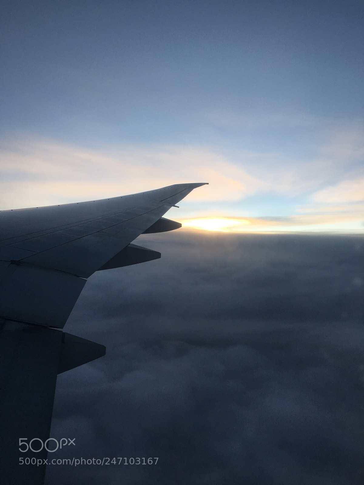 Apple iPhone 6s sample photo. In flight photography