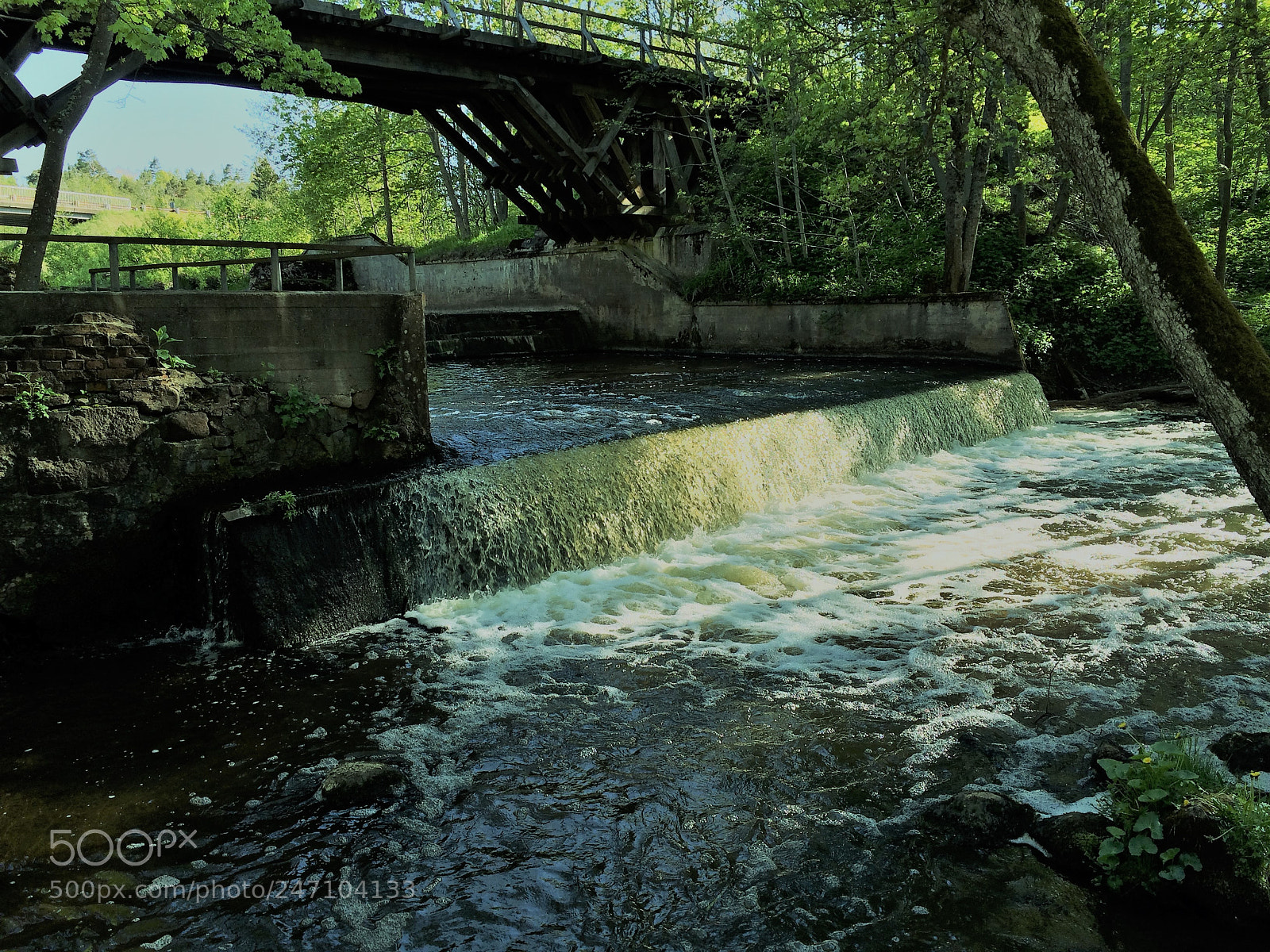 Apple iPhone 5s sample photo. Small waterfall looks like photography