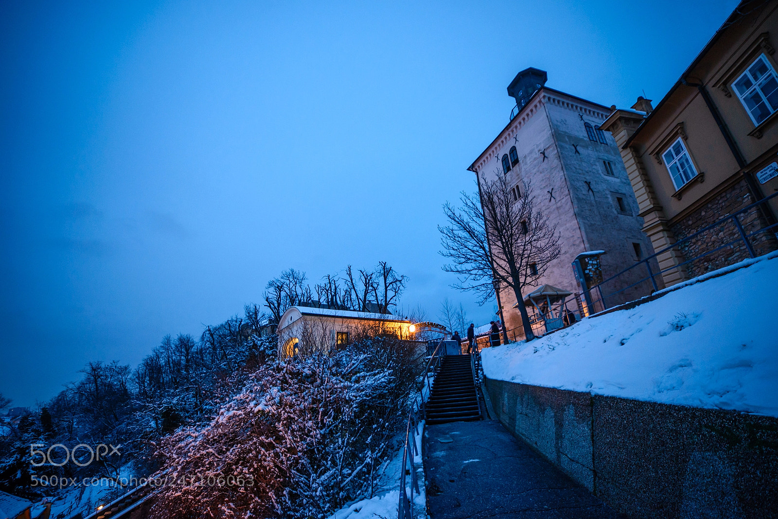 Nikon D610 sample photo. Zagreb in snow photography
