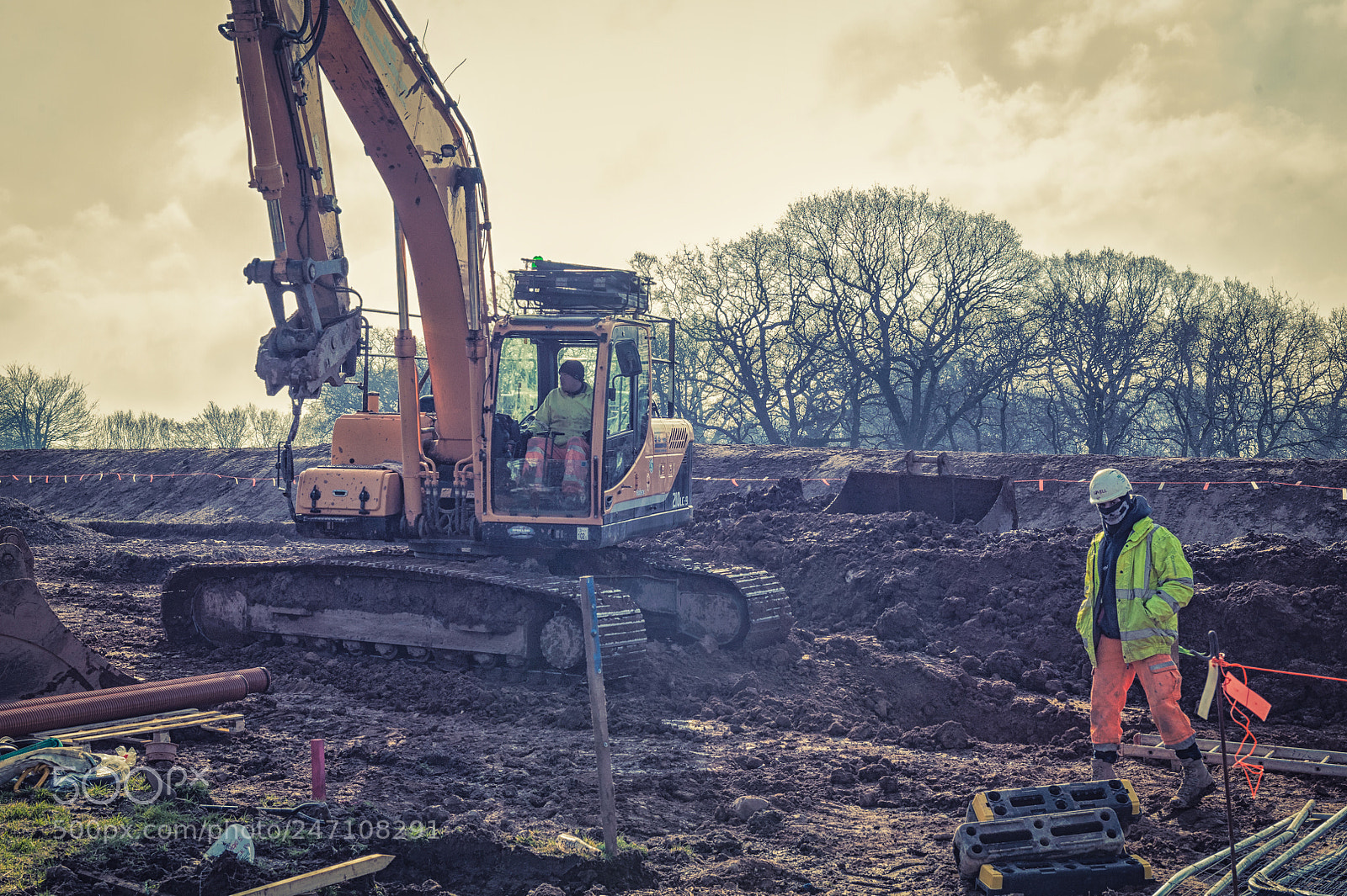 Nikon D700 sample photo. Construction photography