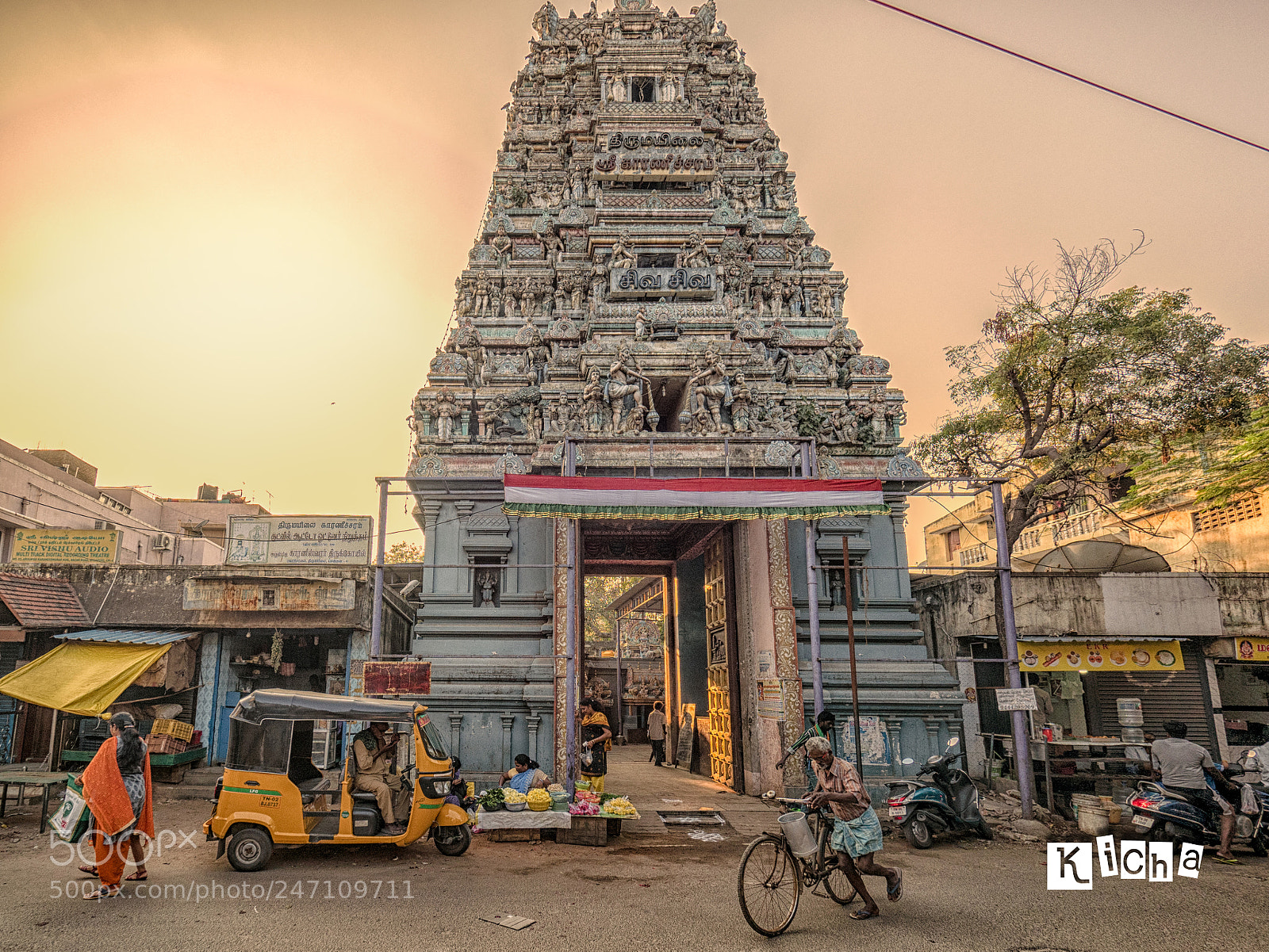 Olympus OM-D E-M5 II sample photo. Karaneeswarer temple photography