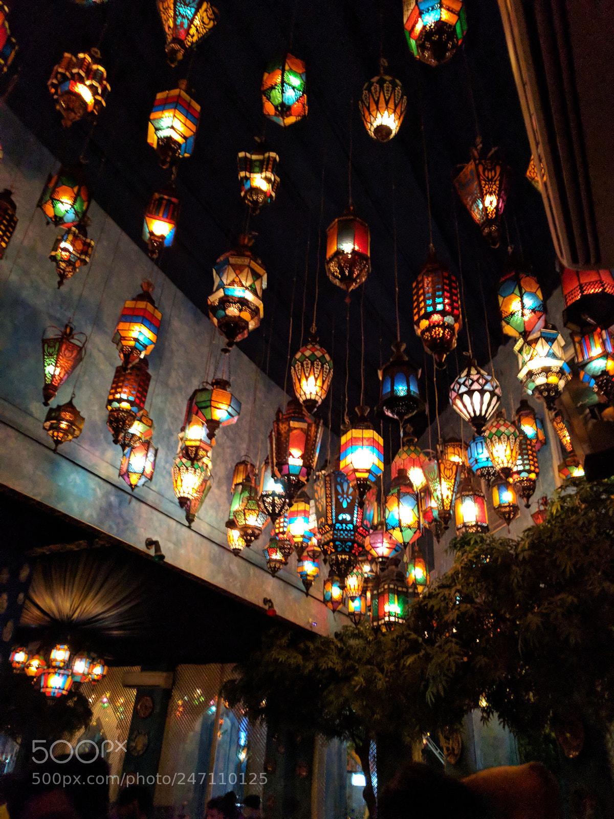 Google Pixel sample photo. Lights photography