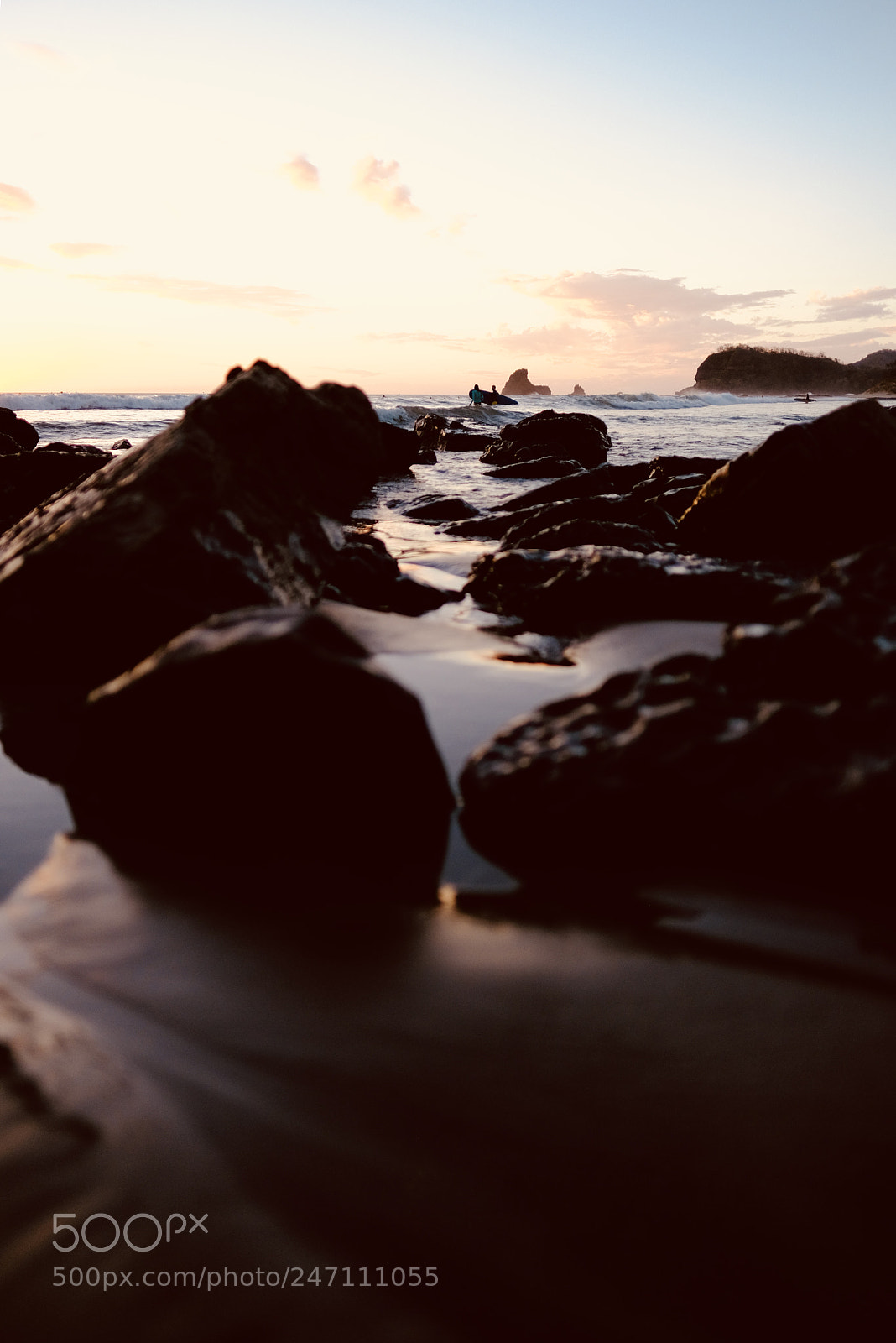 Fujifilm X-T2 sample photo. Dusk at playa maderas photography