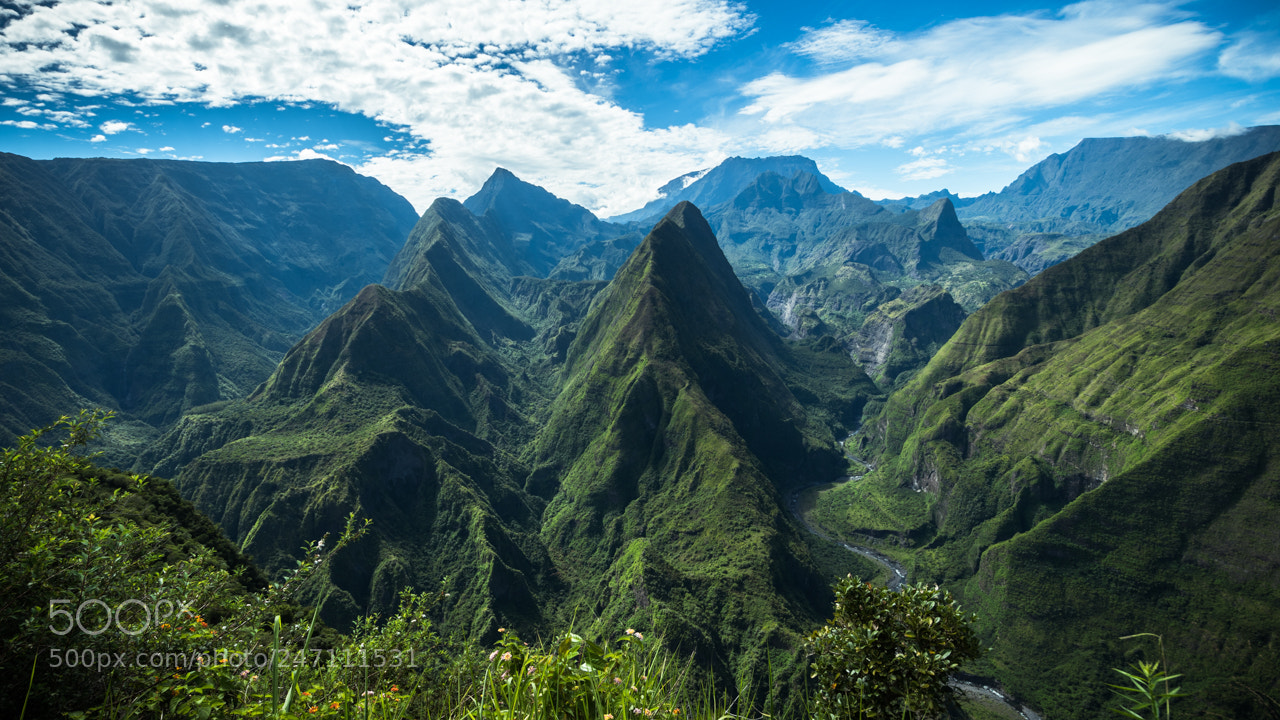 Nikon D500 sample photo. Mafate, reunion island photography