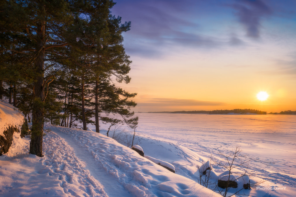 Panasonic Lumix DC-GX850 (Lumix DC-GX800 / Lumix DC-GF9) sample photo. Winter sunset photography