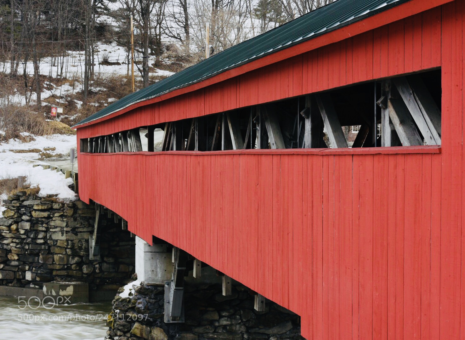 Nikon D750 sample photo. Taftsville vermont covered bridge photography