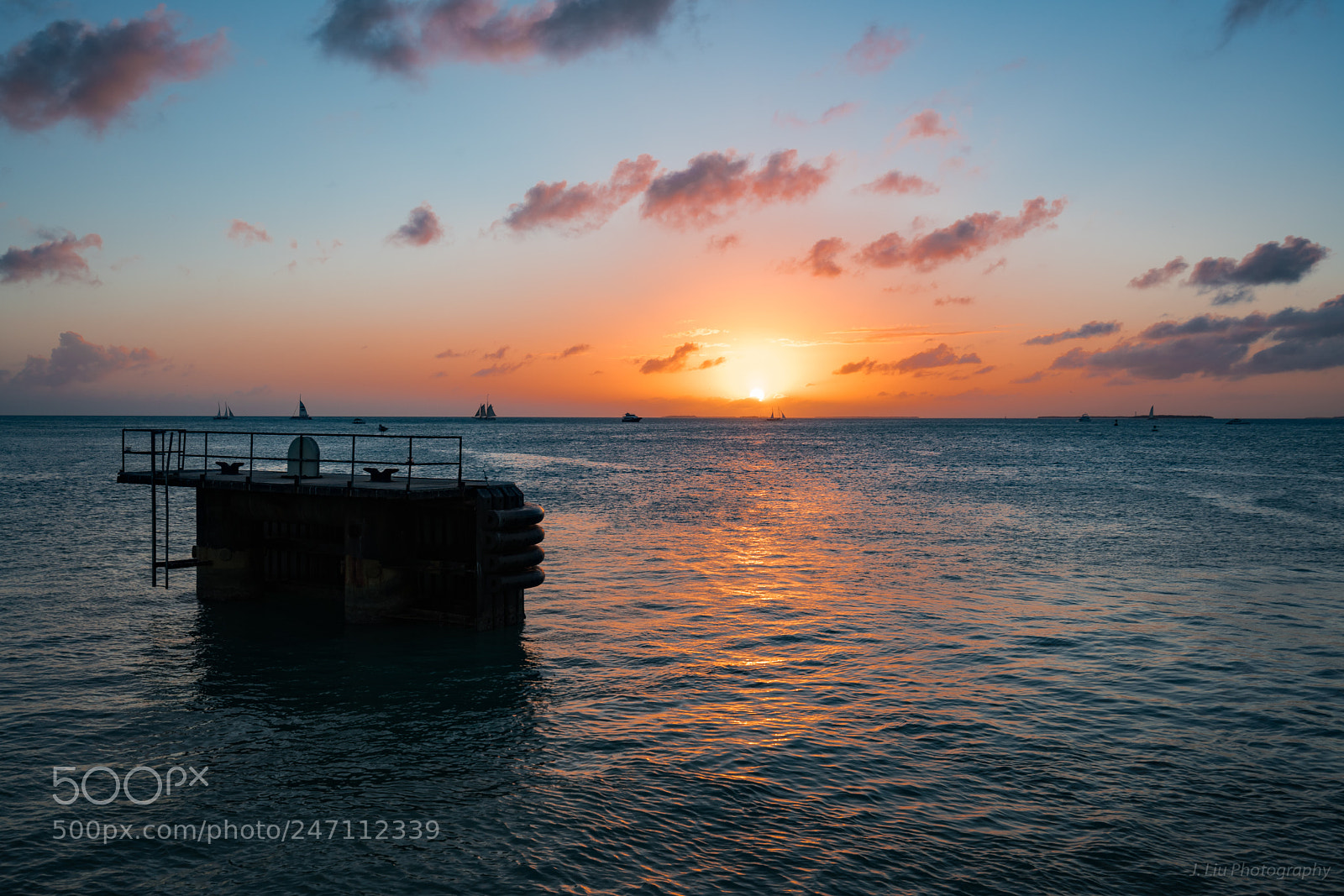 Sony a7R II sample photo. Key west sunset 1 photography
