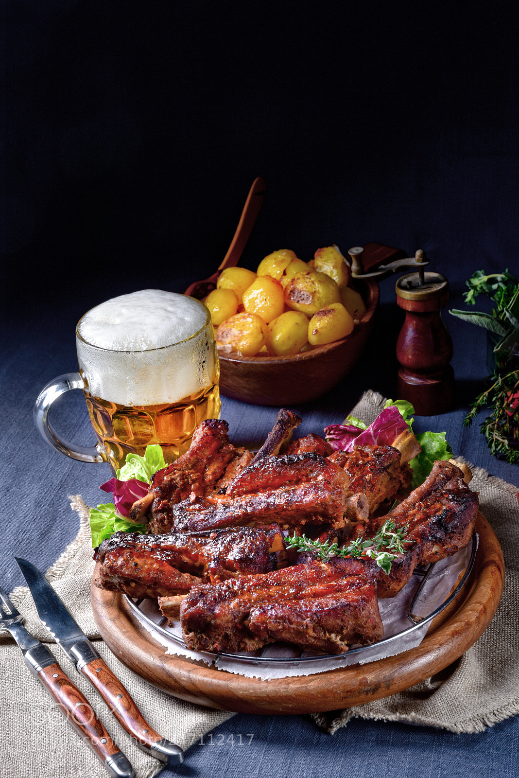Nikon D810 sample photo. Delightful bbq spareribs from photography