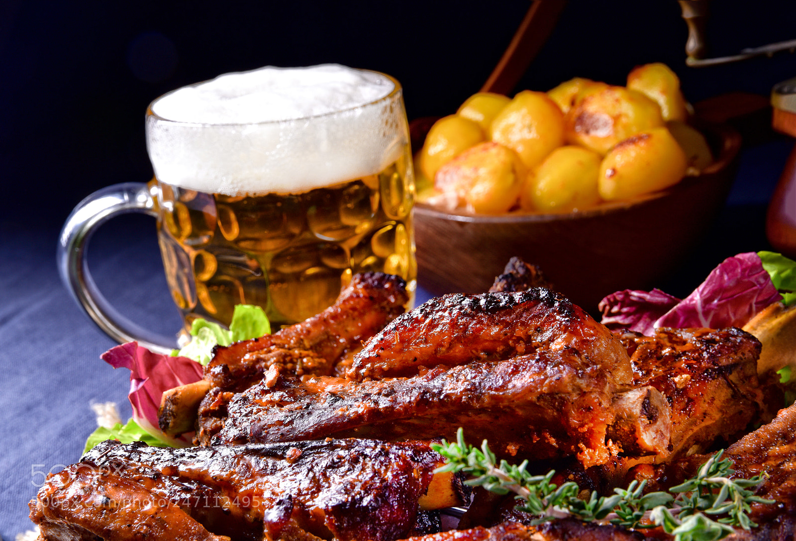 Nikon D810 sample photo. Delightful bbq spareribs from photography