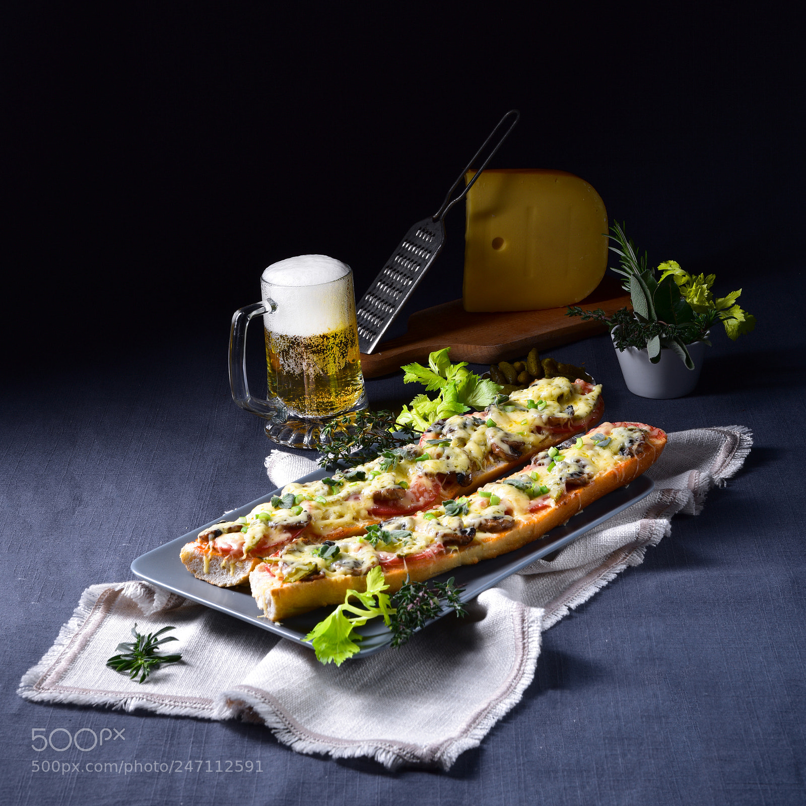 Nikon D810 sample photo. Tasty vegetarian baguette photography