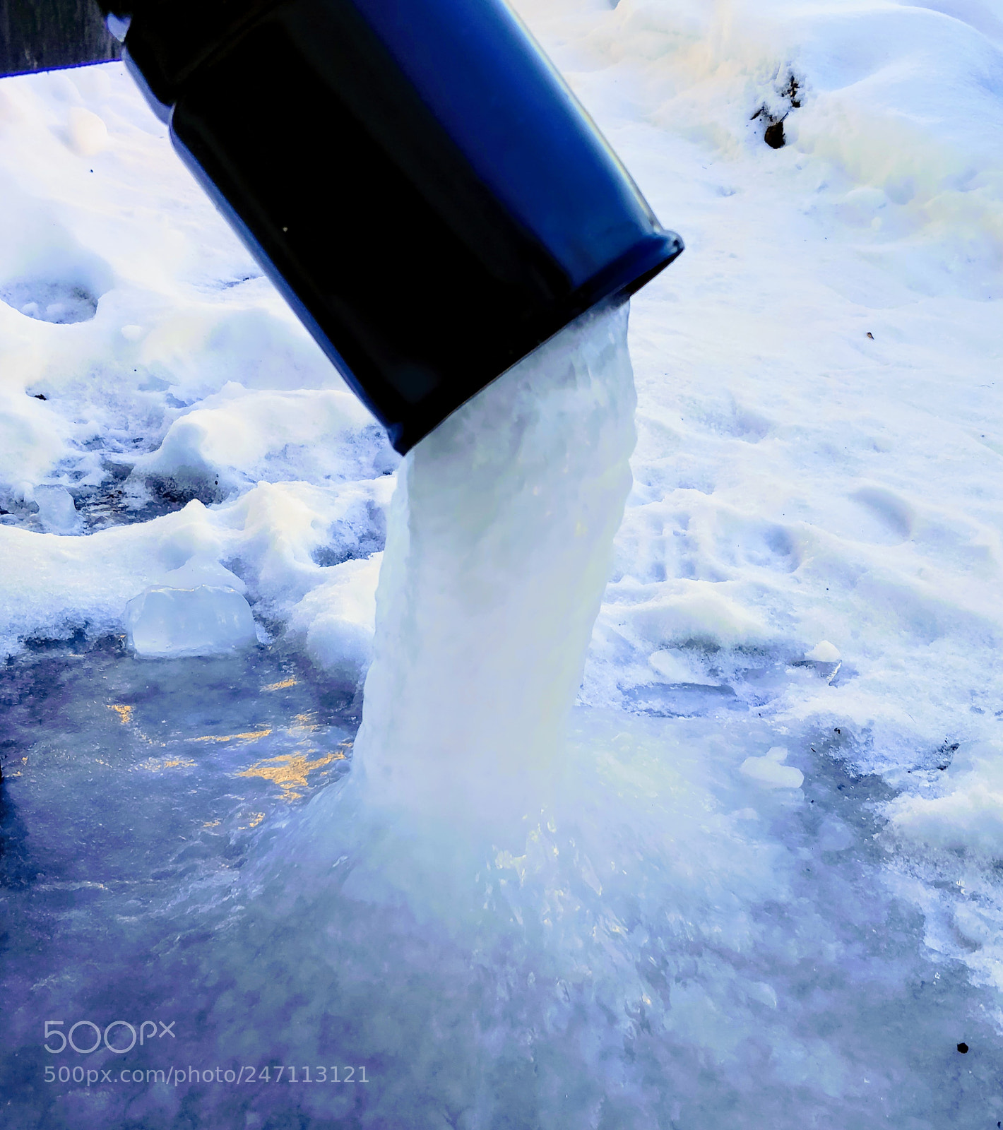 OnePlus 5 sample photo. Ice flow photography