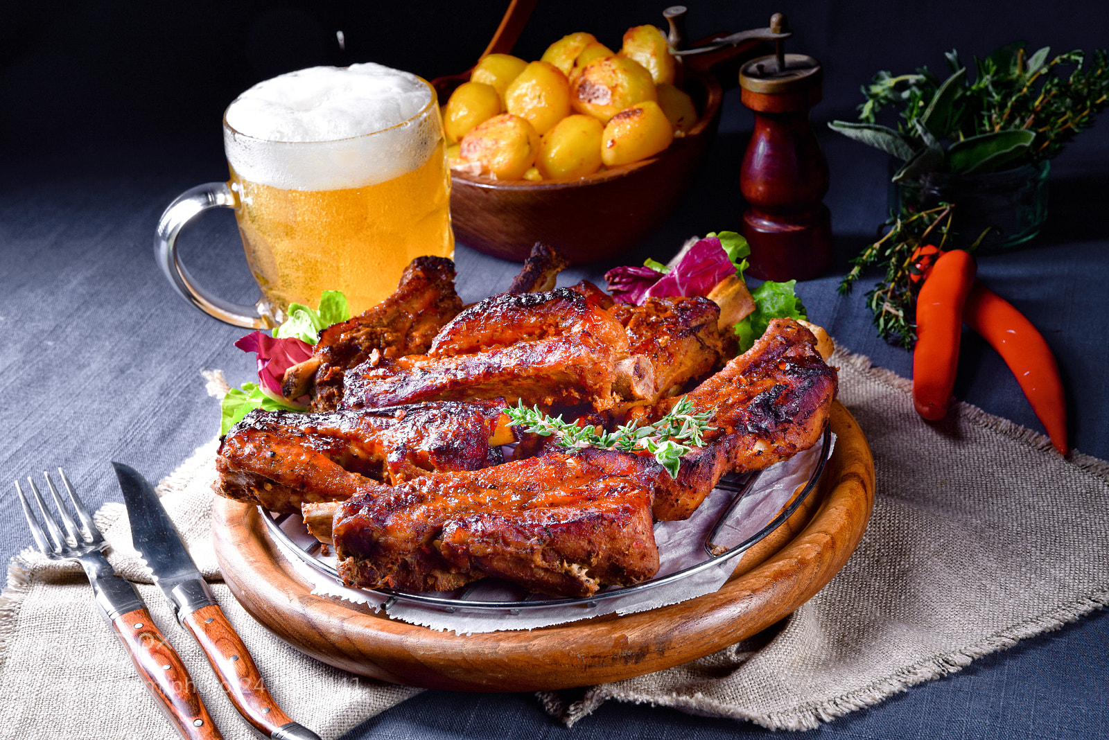 Nikon D810 sample photo. Delightful bbq spareribs from photography