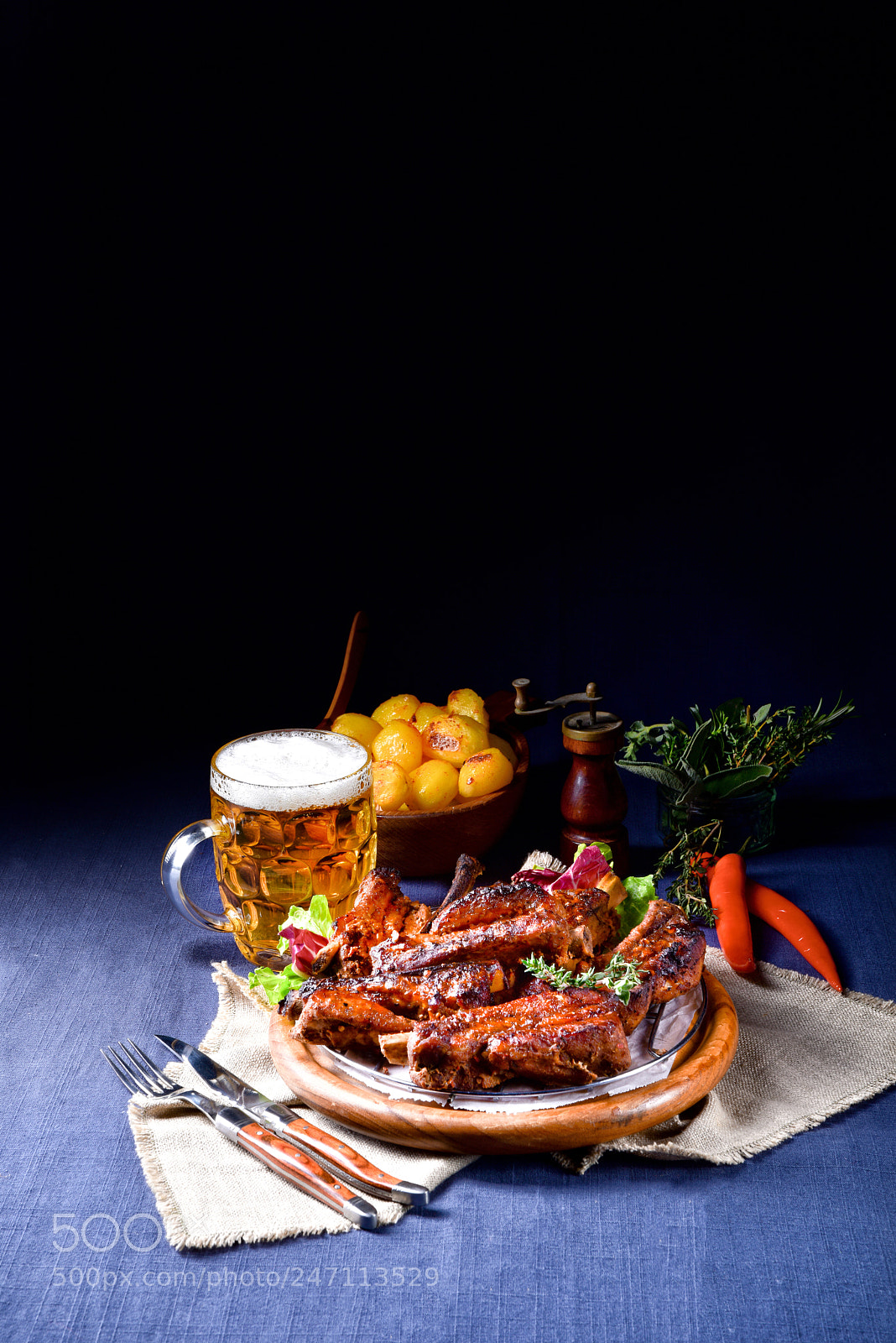 Nikon D810 sample photo. Delightful bbq spareribs from photography