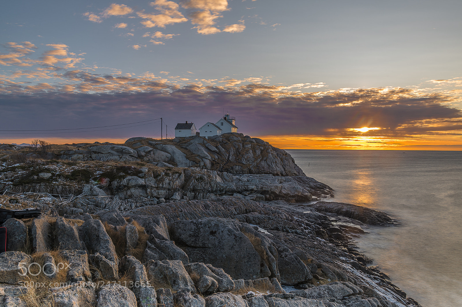 Nikon D850 sample photo. Sunset at vagan, lofoten photography