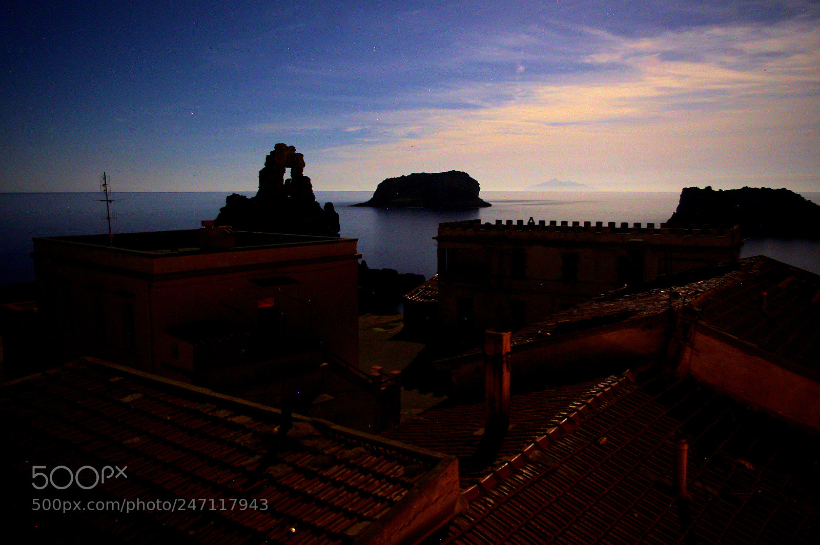 Pentax K-r sample photo. Pianosa by night photography