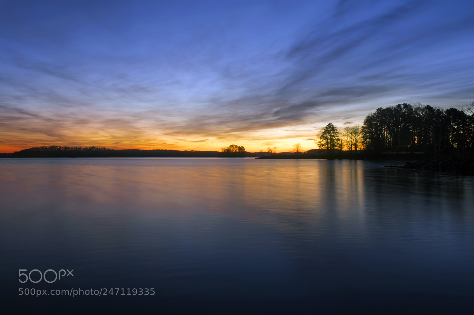 Pentax K-70 sample photo. Daybreak at lake lanier photography