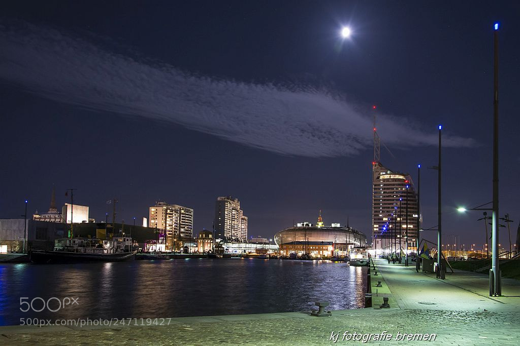 Nikon D7100 sample photo. Bremerhaven bei nacht photography