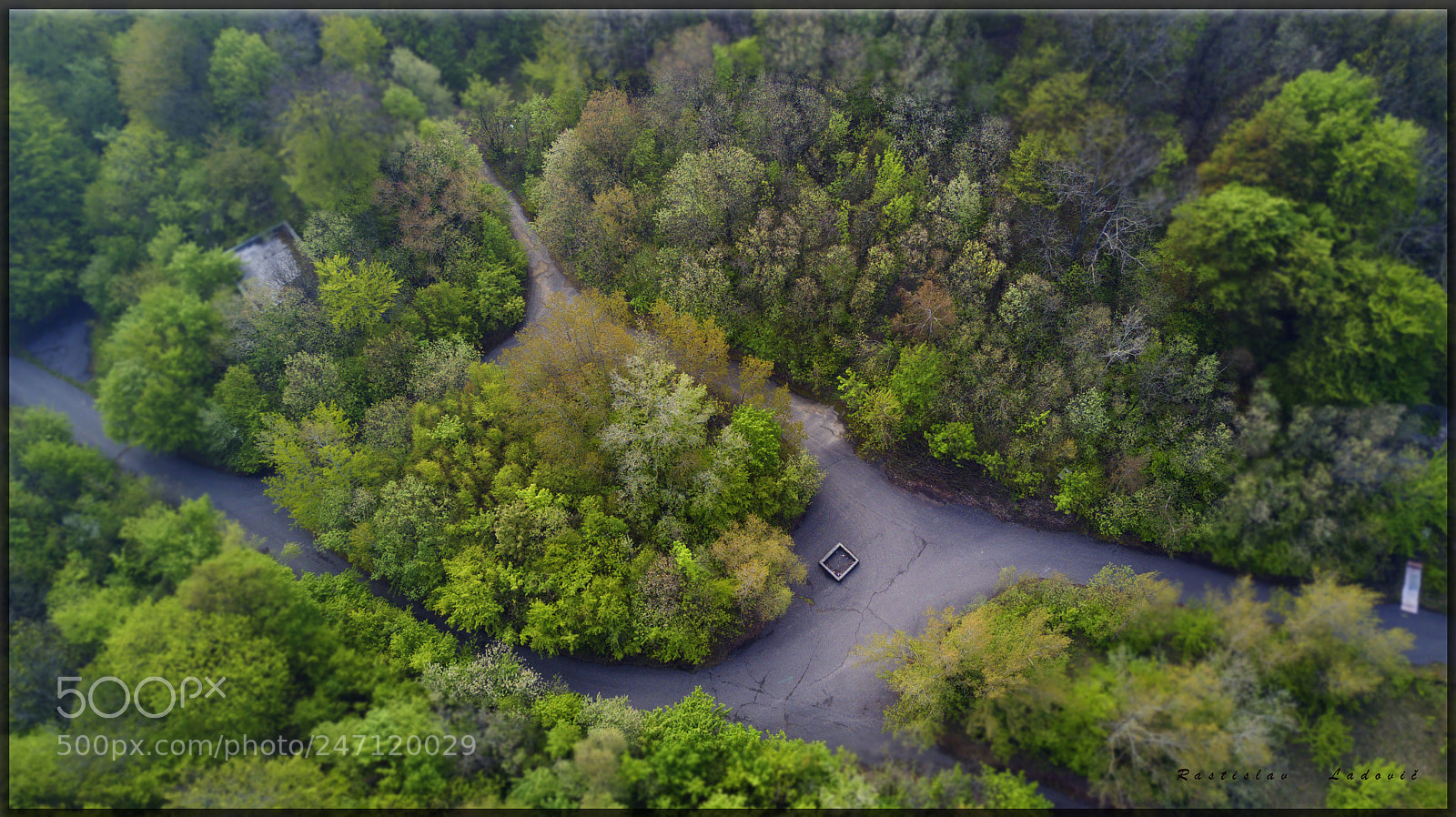 DJI FC220 sample photo. Old crossroad photography
