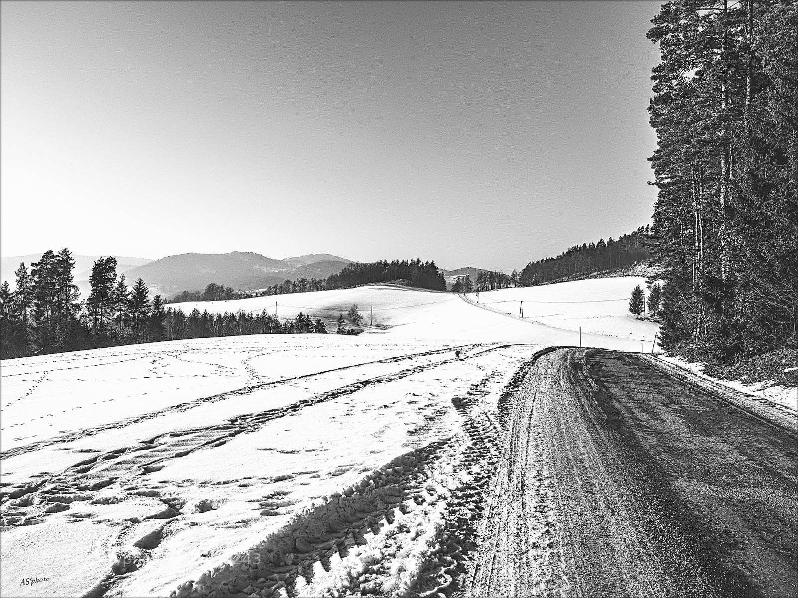 Olympus OM-D E-M1 sample photo. Winter landscape - northen photography