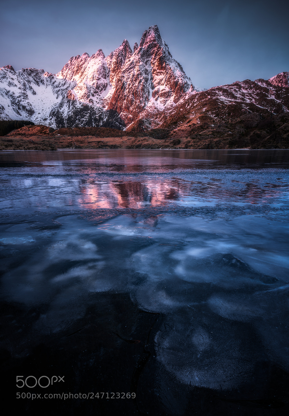 Sony a7R II sample photo. Sunrise at a lofoten photography