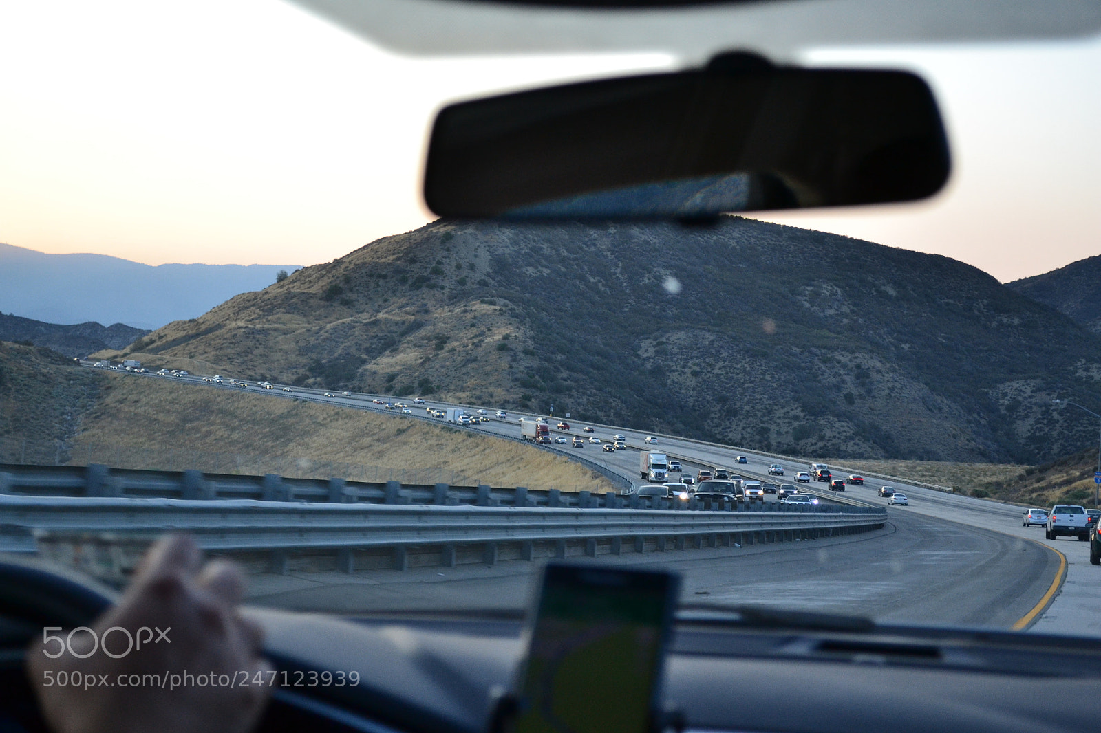 Nikon D3100 sample photo. Highway driving photography