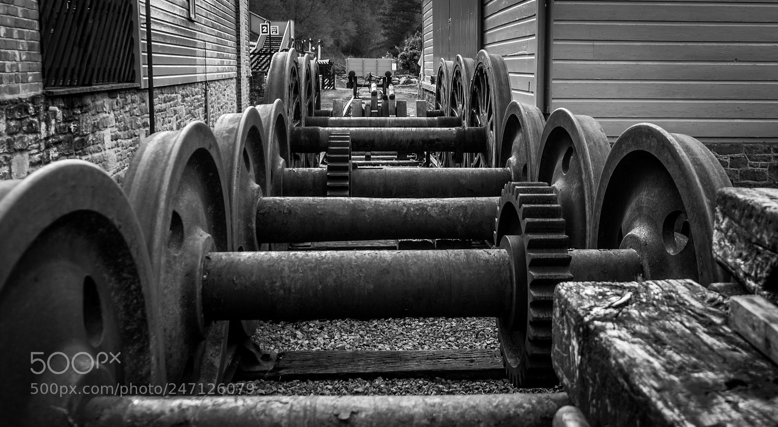 Nikon D80 sample photo. Empty train photography