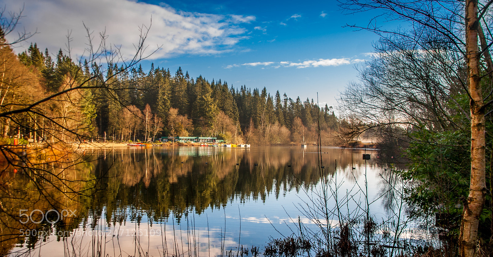 Nikon D80 sample photo. Lake at centre parcs photography