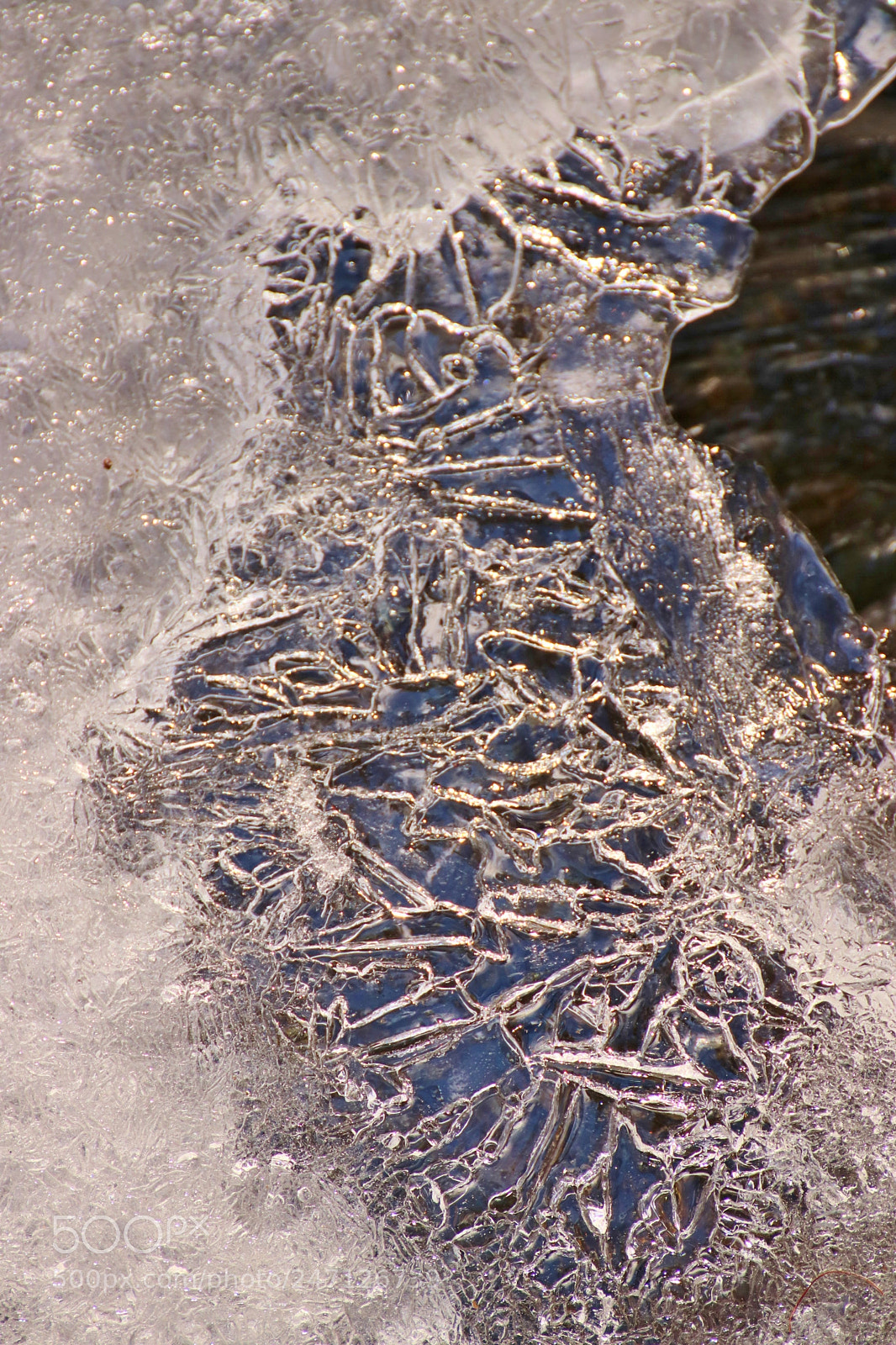 Canon EOS 80D sample photo. Ice close-up photography