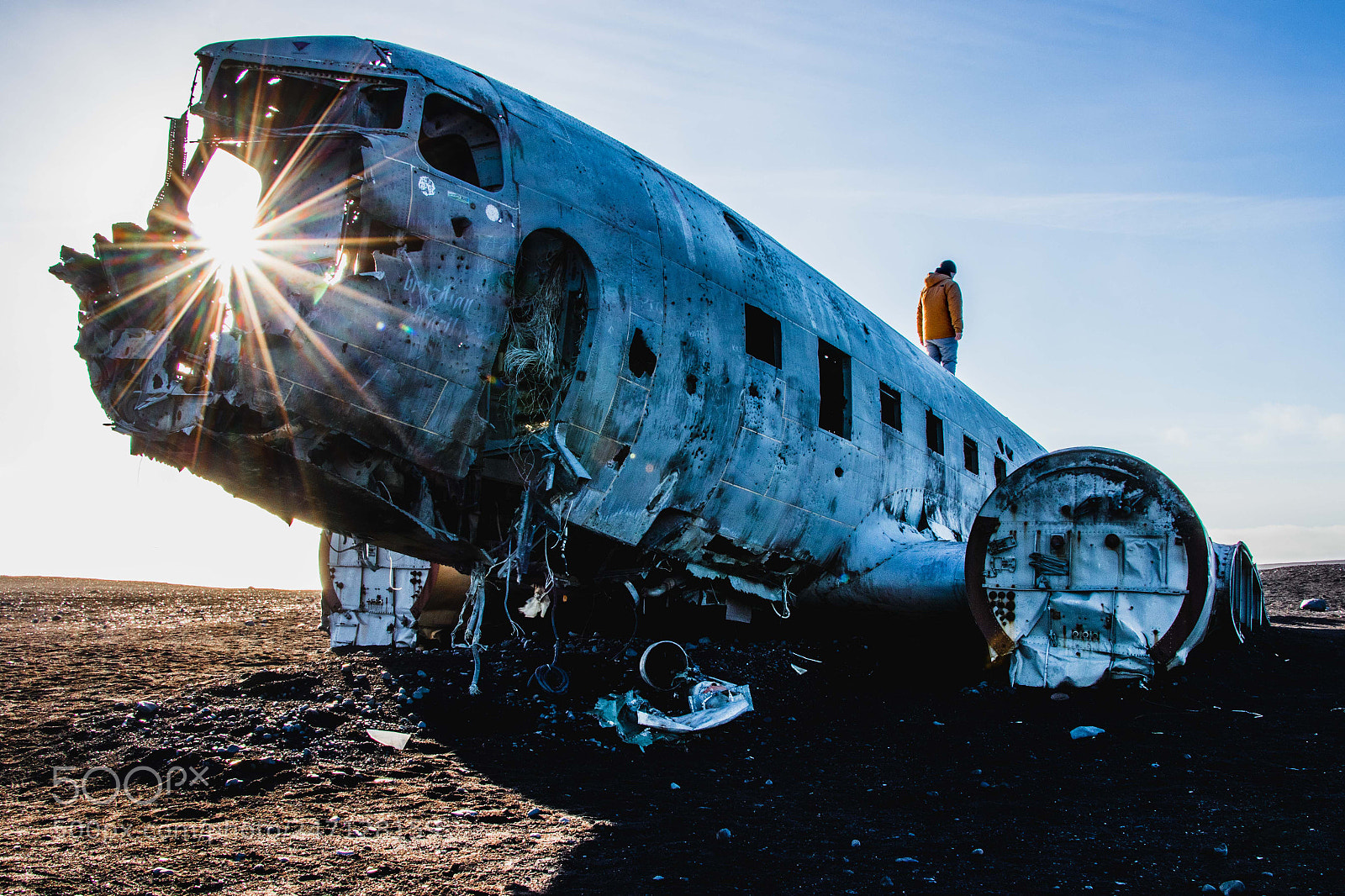 Canon EOS 80D sample photo. Wrecked plane photography