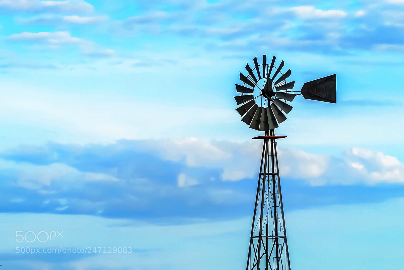 Canon EOS 80D sample photo. Blue sky windmill photography