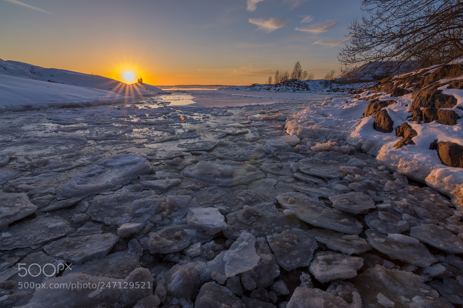 Nikon D7200 sample photo. Icy sunset photography